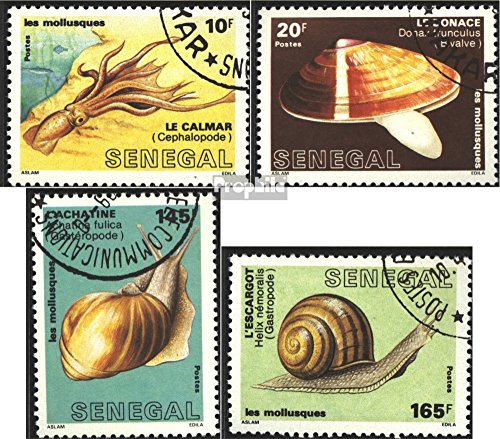 Prophila Collection Senegal 969-972 (Completa Edizione) 1988 Molluschi (Francobolli per i Collezionisti) Altri invertebrati