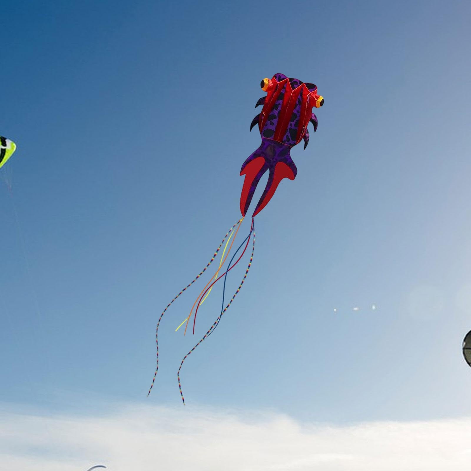Tierförmig, Leicht zu Fliegen, 3D, Flexibel, Familienspiele Und Aktivitäten, Flugspielzeug für Park, Strand, Rotlila