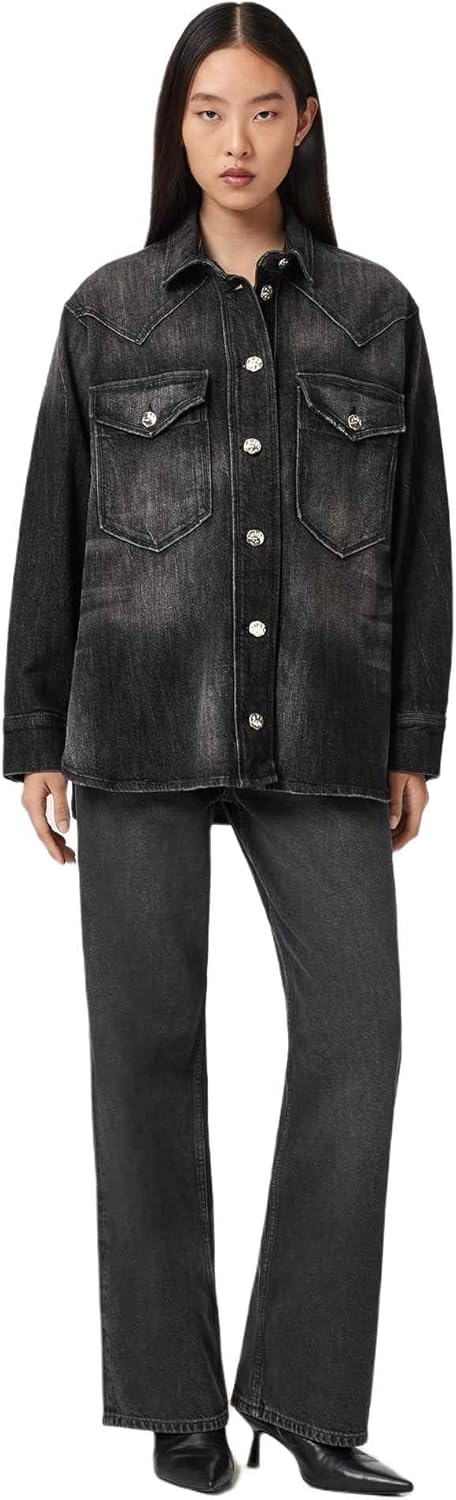 Allsaints Womens Bryn Denim Shirt - Image 2