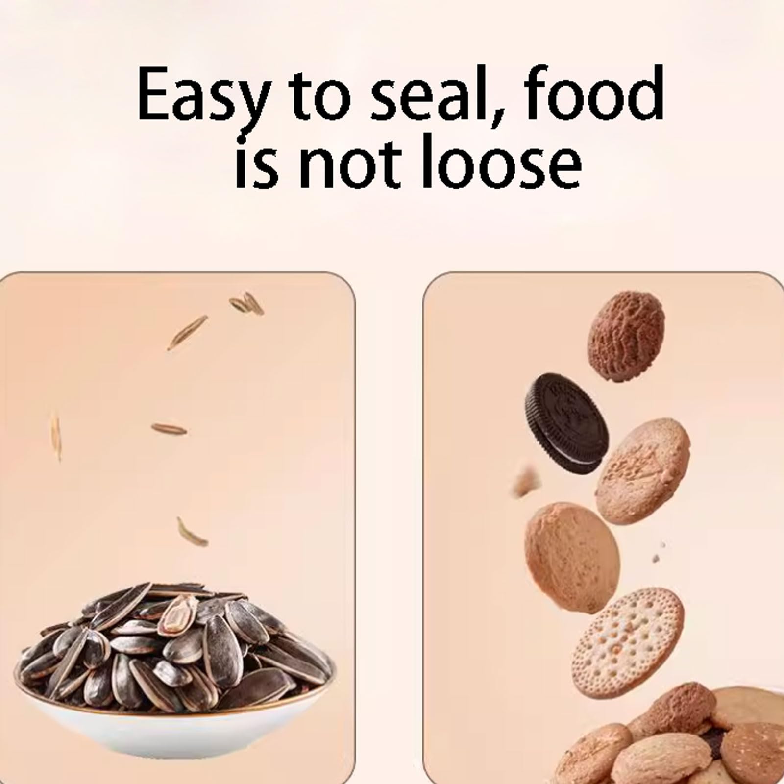 Selladora portátil inalámbrica recargable, compacta y ligera. Ideal for uso doméstico en la cocina(Brown)