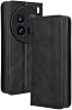 Funda de Cuero Tipo Billetera sin Corte de Cámara para Vivo X100 Ultra 5G, Negro 3