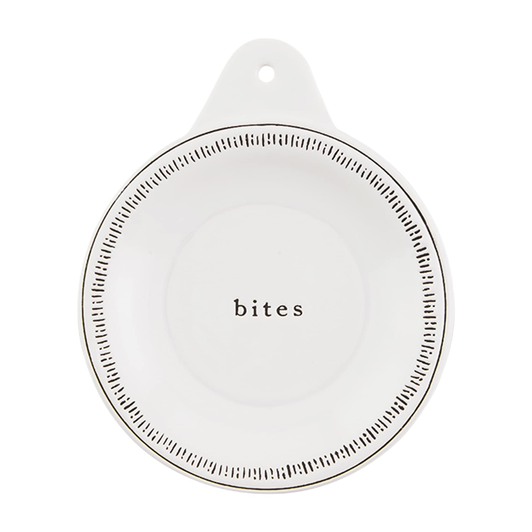 Mud Pie, bianco, Accogliente set di antipasti, vassoio 4 1/2x 30,5 cm, Dolomite