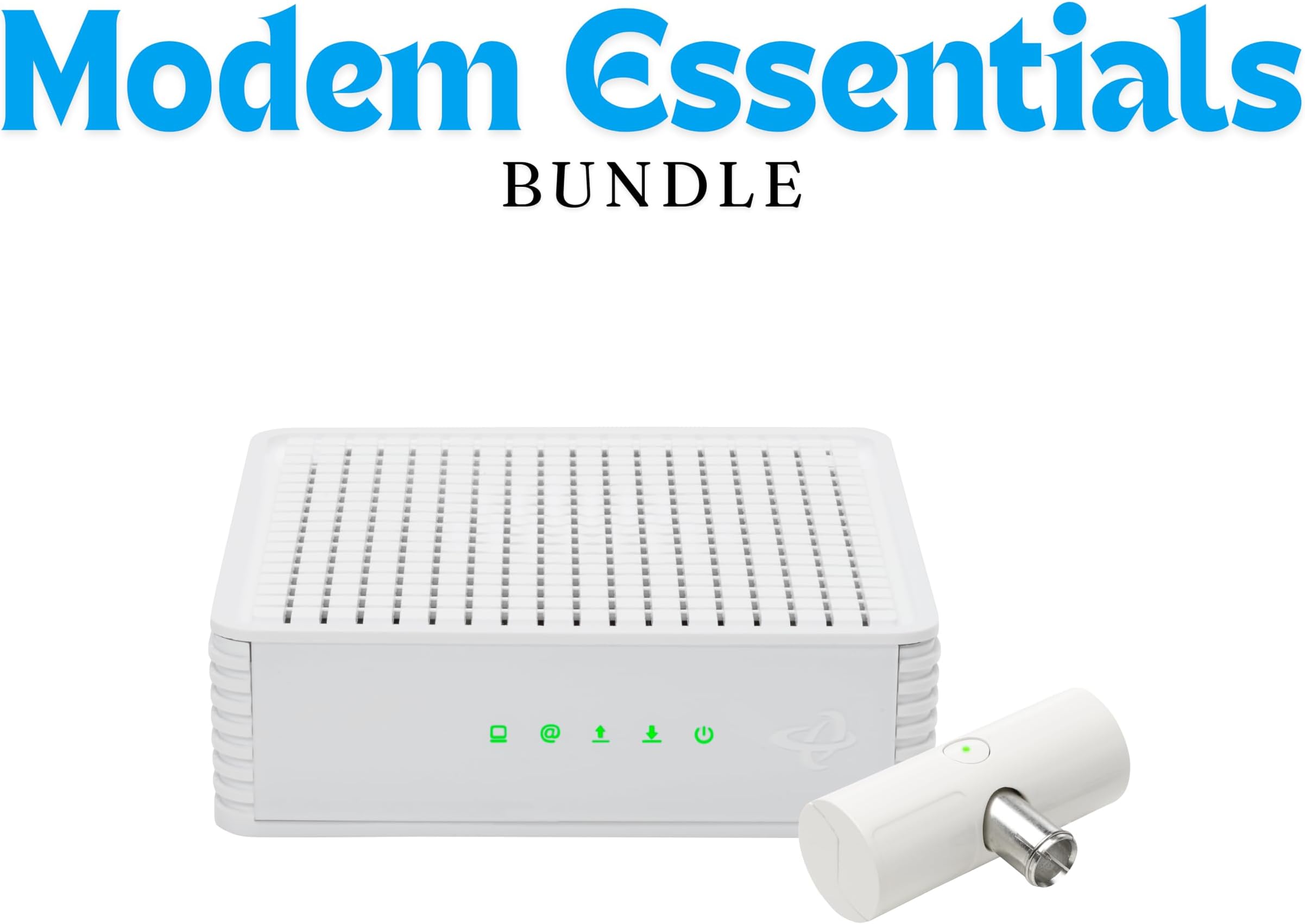 Hitron DOCSIS 3.1 Cable Modem Essentials Bundle including