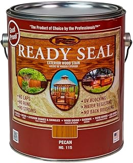 3-Pack of 1 gal Ready Seal 115 Pecan Exterior Stain & Sealer for Wood