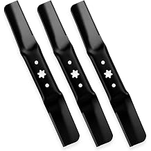 ILONPA 942-05056A 54" 6-Star Blades for Cub Cadet ZT1 ZT2 54 Ultima XT1 XT2 54 Enduro RZT S54 L54 Troy Bilt Mustang XP 54 Craftsman Z 560 T310 54 inch Deck Zero-Turn Mower Lawn TractorHi-Lift, Black