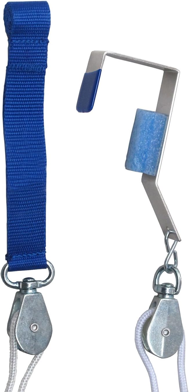 RangeMaster Over the Door Shoulder Pulley │ Physical Therapy Shoulder Tool │ Helps Enhance Range of Motion for Shoulder Pain and Surgery Recovery │ Web Strap Attachment : Health & Household