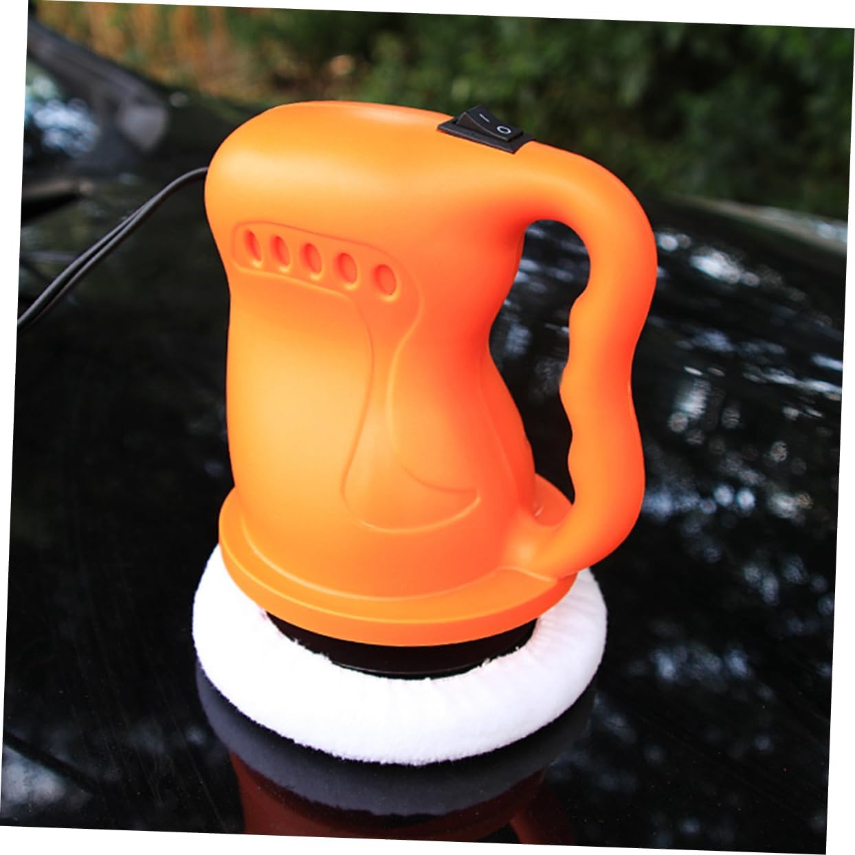12V Car Polisher Waxer Kit Ergonomic Design Easy Waxing Polishing Machine for Car Detailing Skid Handle Efficient Dust Ventilation for Car Sander Use