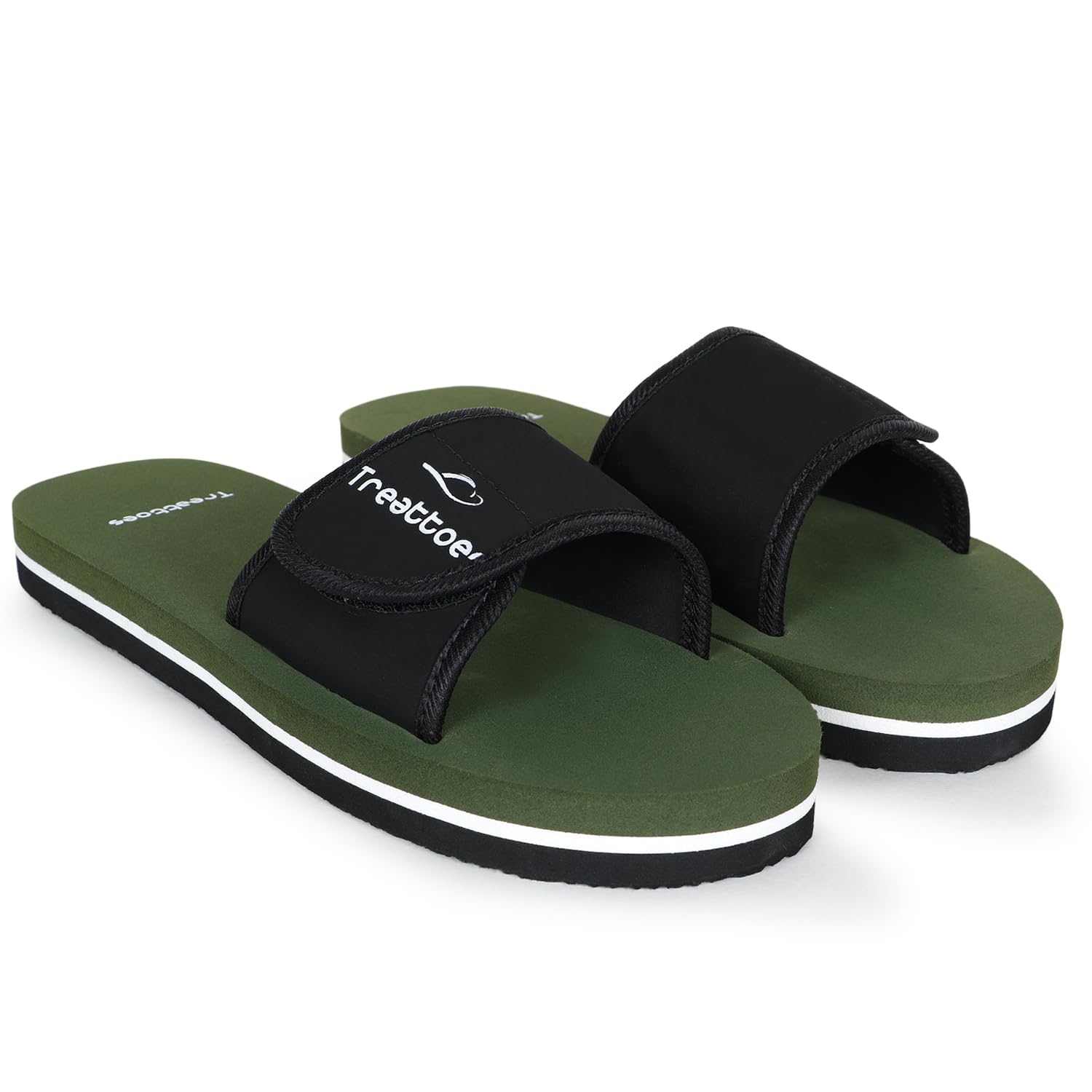 TREATTOES Women Stylish | Super Soft | Ultra-Light | Flip-Flop Daily Use | Casual wear | Anti Skid |Thong Slippers for Women | Ortho Slippers for Women Flip-Flops Slippers (Green, Size: 7) (B0CM6FS8P9) Amazon Price History, Amazon Price Tracker