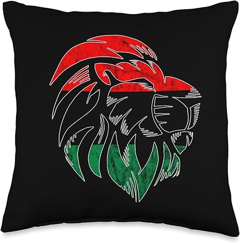 Miniatura 5 de Pan African UNIA Flag Lion Afro-American Black History - Almohada de 18 x 18 pulgadas, multicolor