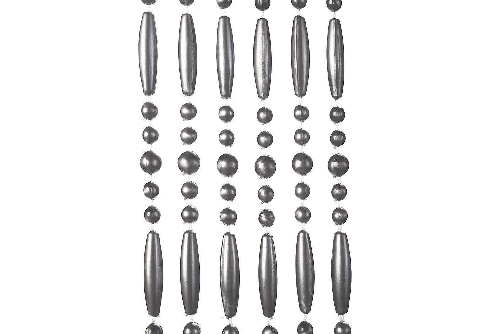 Kobolo Türvorhang Drops 72 Stränge 90x200 cm Grau