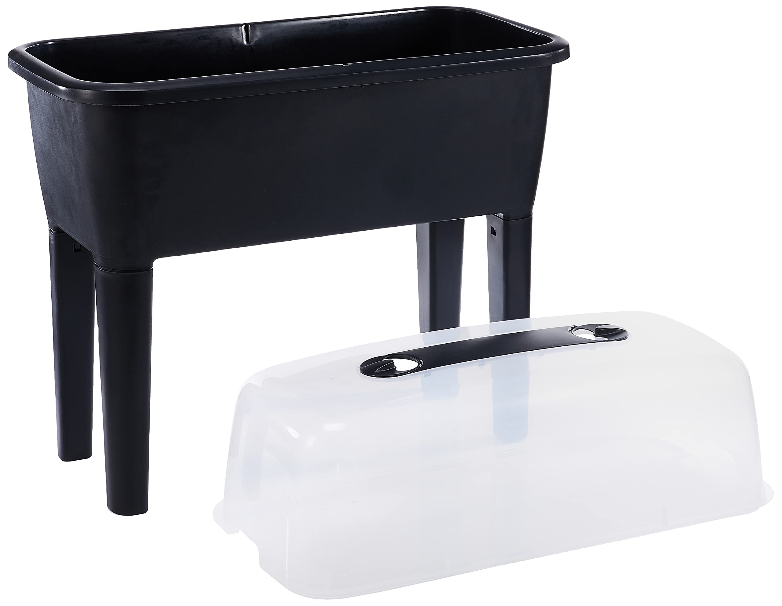 Giardino urbano con serra da 52 litri in polipropilene 77 x 38 x 82 cm antracite
