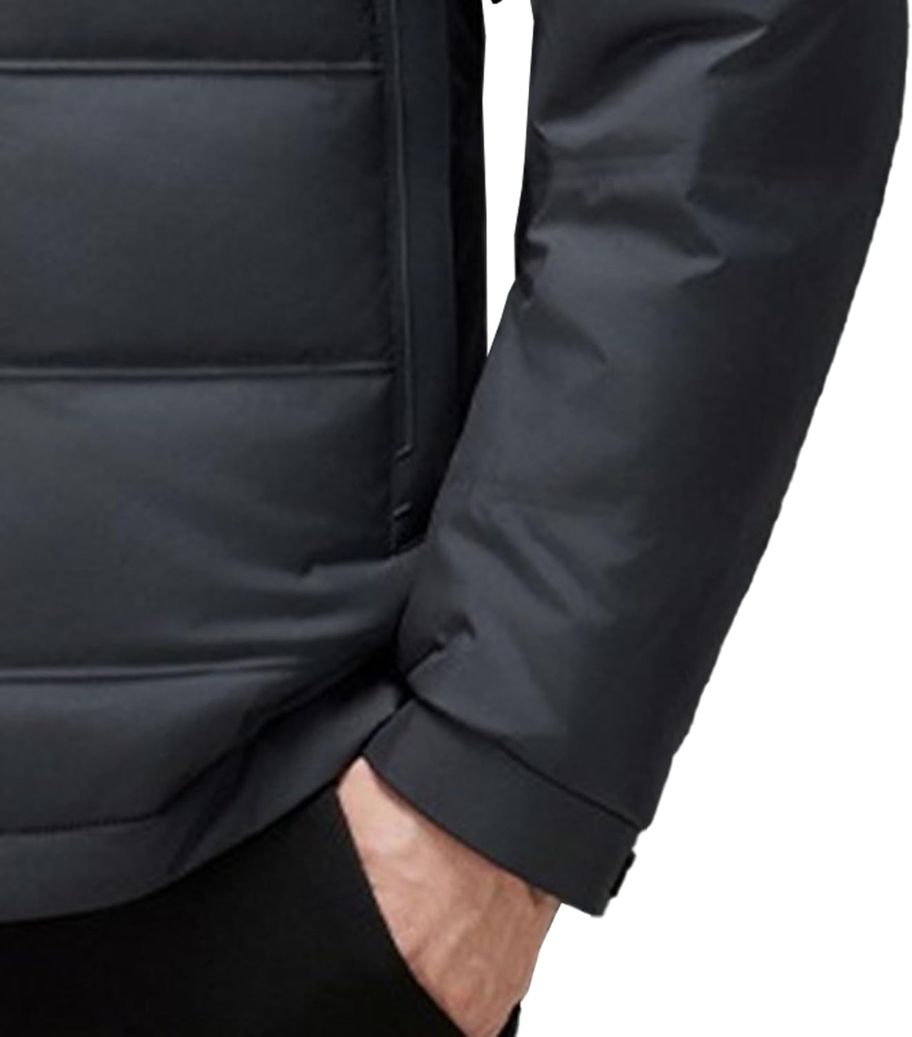 Men's Windproof Puffer Jacket Lapel Thermal Business Blazer Down Coats Insulated Shirt Jacket Padded Down Outwear