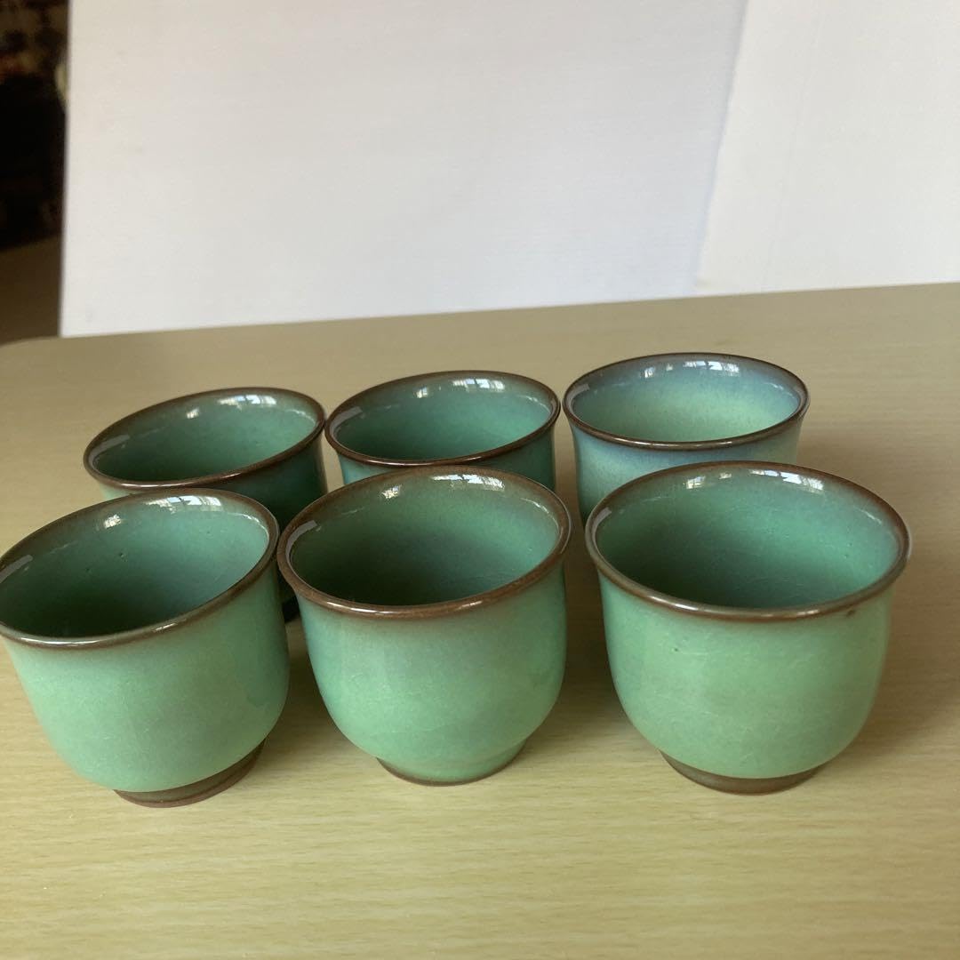 Amazon.co.jp: 佐世保三川内焼15代横石臥牛窯小湯6個セット : おもちゃ