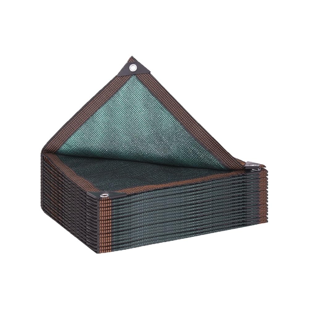 GJZQDKX 3x6m Shade Net with Grommets, UV Protection for Chicken Coop, Rectangle Sun Shade Sail, Breathable Garden Plant Shade Cloth (26x26ft/8x8m)