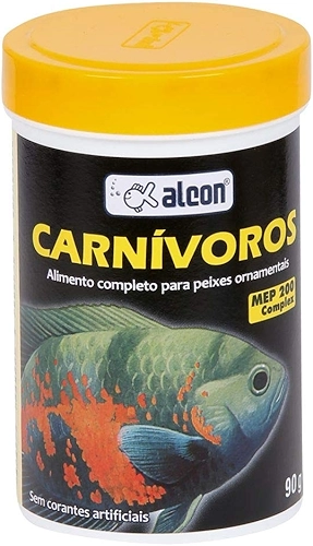 Ração Para Peixes Carnívoros Alcon 90g Alcon Para Peixes