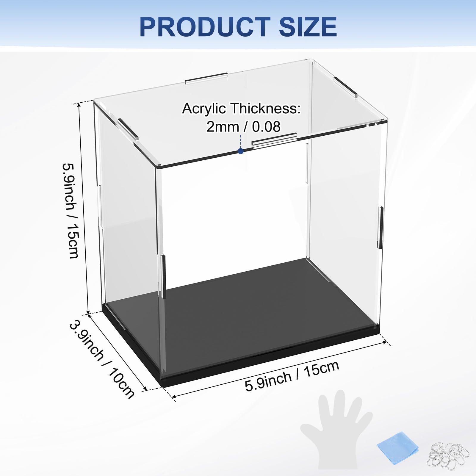 M METERXITY 1-Pack Acrylic Display Case - Image 3