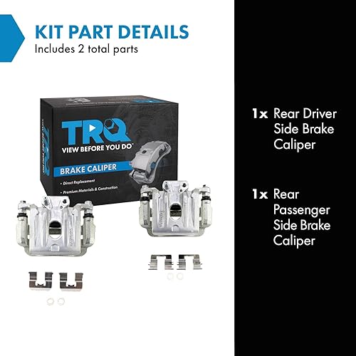 Vista 1495 de TRQ - Juego de pinzas de freno delantero