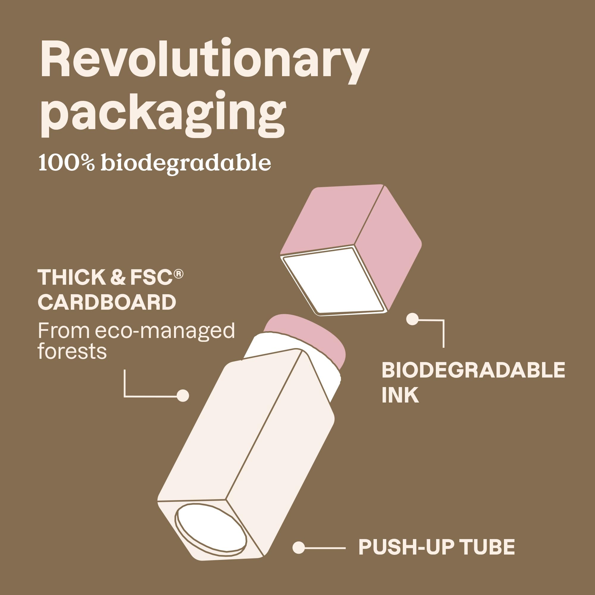 ATTITUDE Oceanly Plastic-Free Lightweight Blush Stick, Titanium Dioxide-Free, EWG Verified, Vegan & Cruelty-free Makeup, Happy Berry, 0.3 Ounces