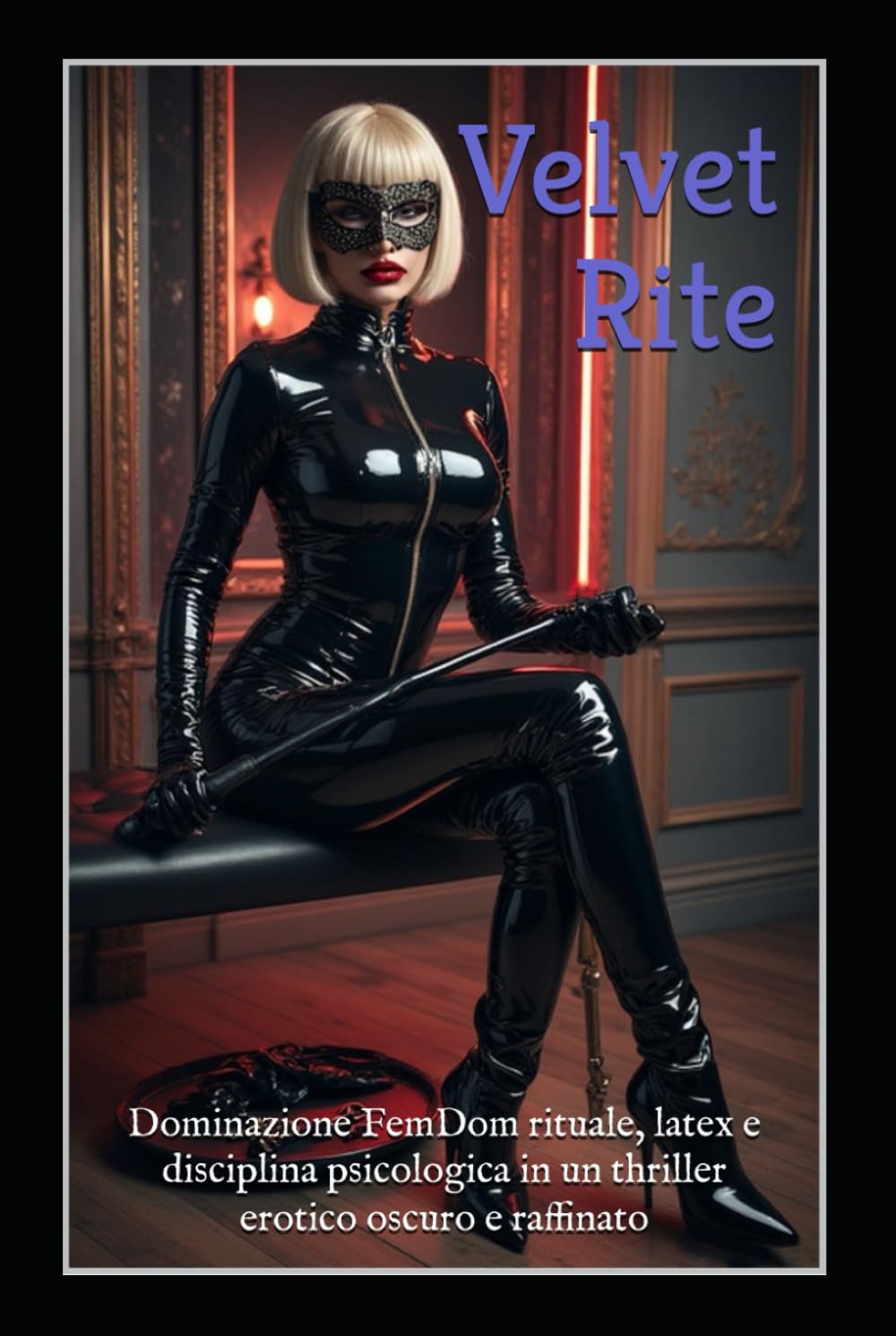Velvet Rite – Il Rituale della Sottomissione: Dominazione FemDom rituale, latex e disciplina psicologica in un thriller erotico oscuro e raffinato.