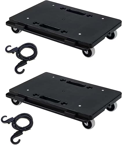 Movers de muebles con ruedas, carrito móvil de muebles resistente, carrito portátil pequeño y plano con 4 ruedas para moverse, capacidad de 220