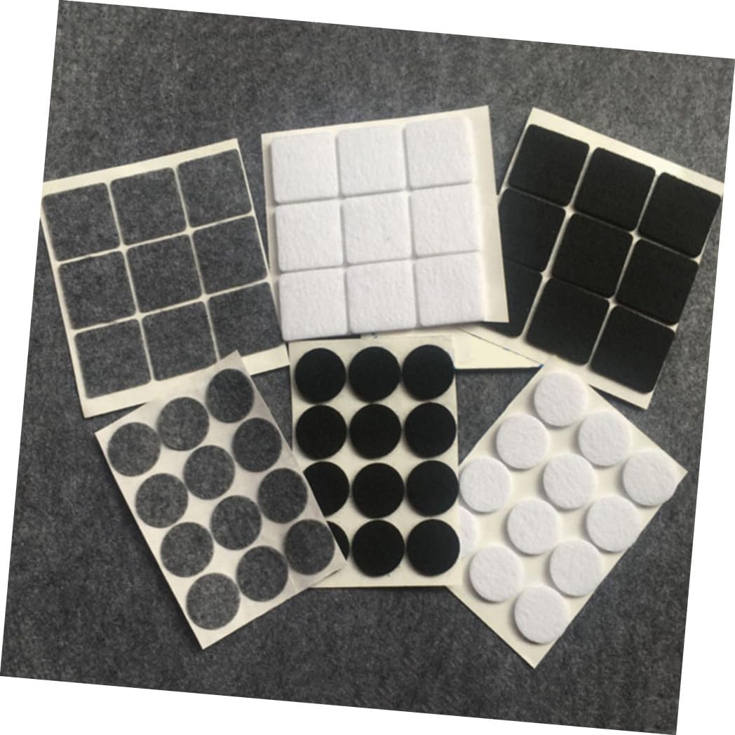 DOITOOL Round Felt Pads 600 pcs Floor Protector Pads Round Felt Pads Protection pad Silicone pad Translucent Floor Protector Pads