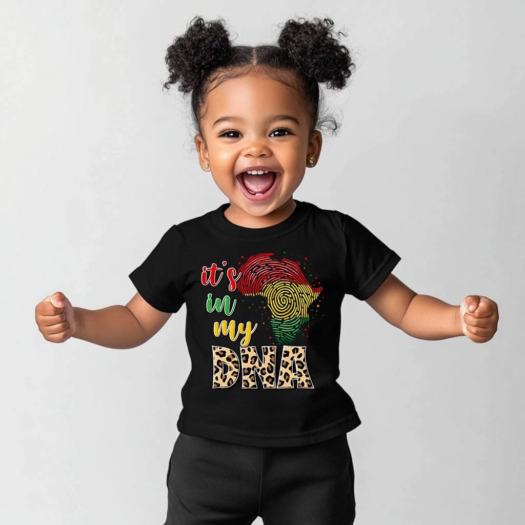 Toddler Black History T-Shirts for Boys Girls, Black History Month Shirts for Kids, Graphic Top Funny Letters Print Tees - Image 6
