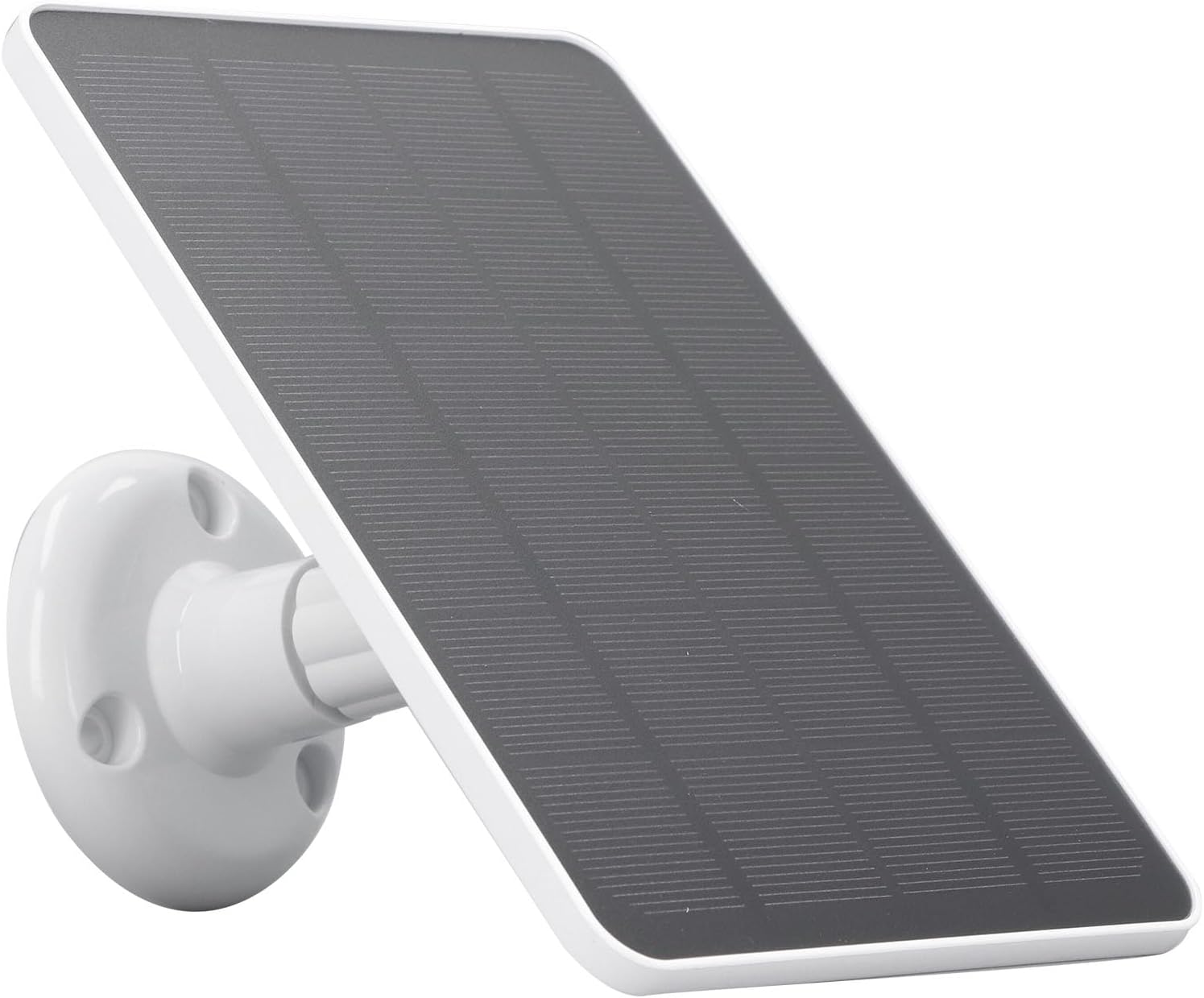 10W Cameras Solar Panel Charger, IP65 Waterproof Portable Solar Powered Charger Kit for Arlo Pro 3 Pro 4 Fo Pro 5S for Ultra ForUltra 2 ForGo 2 for Floodlight Cameras (White)