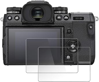 Tempered Glass Screen Protector for Fujifilm X-H1 / PowerShot G7X / G7X Mark II / G9X / G9X Mark II / G5X / G1X Mark III 2 Pack