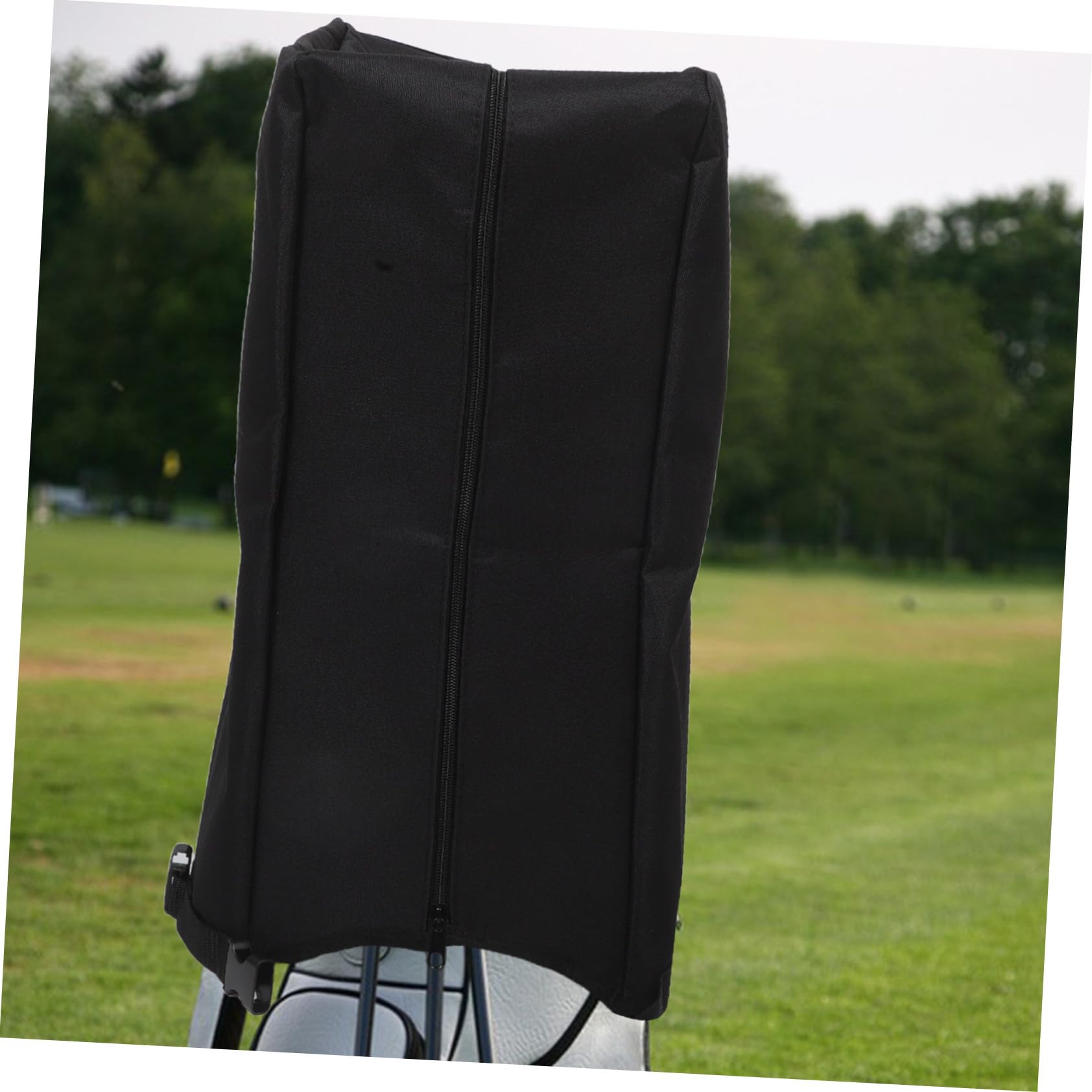BESTonZON Wasserdichter Golfbag Regenschutz mit Staubschutz Outdoor Golf Bag Cover Regenhaube für Golftaschen Uv-beständig Wetterfest Reise Platzschutz Schwarz