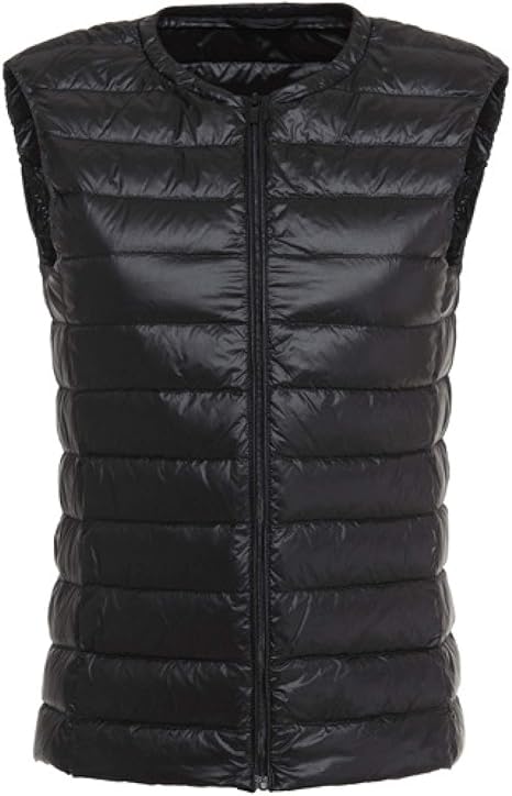 Damen Weste Ohne Ärmel - Leichte Waffelmuster Weste Mit Reißverschluss