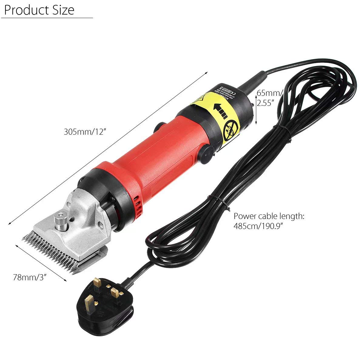 900w Electric Sheep Goat Shaving Machine Shaving Clipper Wool Scissors Electric Scissors 6 Speed Adjustable For Horse/Cattle/Camel/Pachyderm,Blue-110V