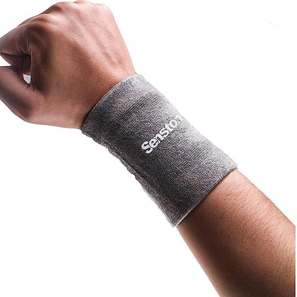 Senston Sports Wristband Sweatband - Provide Firm Support for Weak Wrist, Wrist Sprains and Strains - for Basketball Badminton Tennis Fitness All Sports Black (B07GLDYRWP) Amazon Price History, Amazon Price Tracker