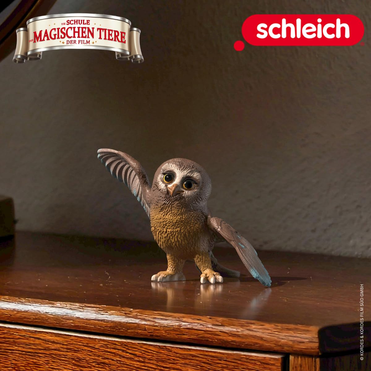 SCHLEICH The School of Magical Animals - Muriel the Owl - Magic Bird Animal Figurines for Kids 3+, Colorful, 2.2 inches - Image 2