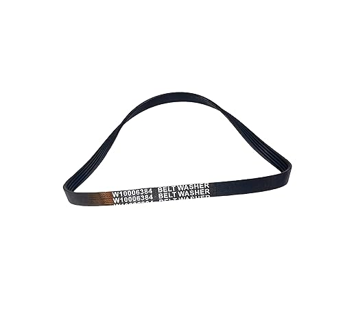 Correa de transmisión de lavadora W10006384 Premium by CHACCI Pieza de repuesto compatible con lavadoras Whirlpool Kenmore que reemplaza WPW10006384