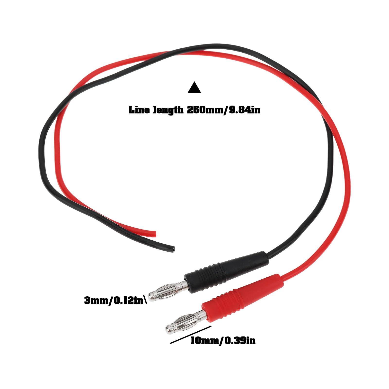 VGOL 4X 3mm Banana Plugs with Wires 25cm Iong Compatible with Hammant Morgan Controllers - Image 4