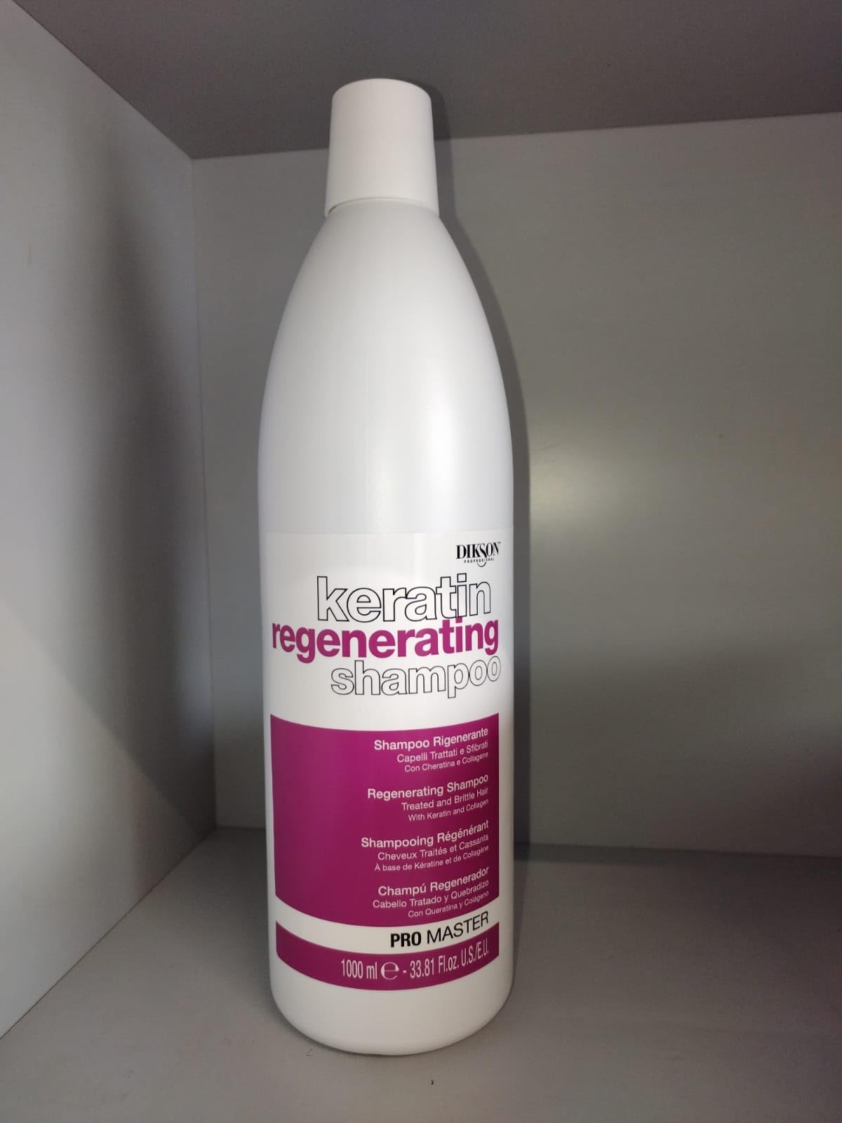 Dikson Promaster Keratin Regenerating Shampoo 1000Ml, soluzione prodotto per capelli per haircare quotidiano