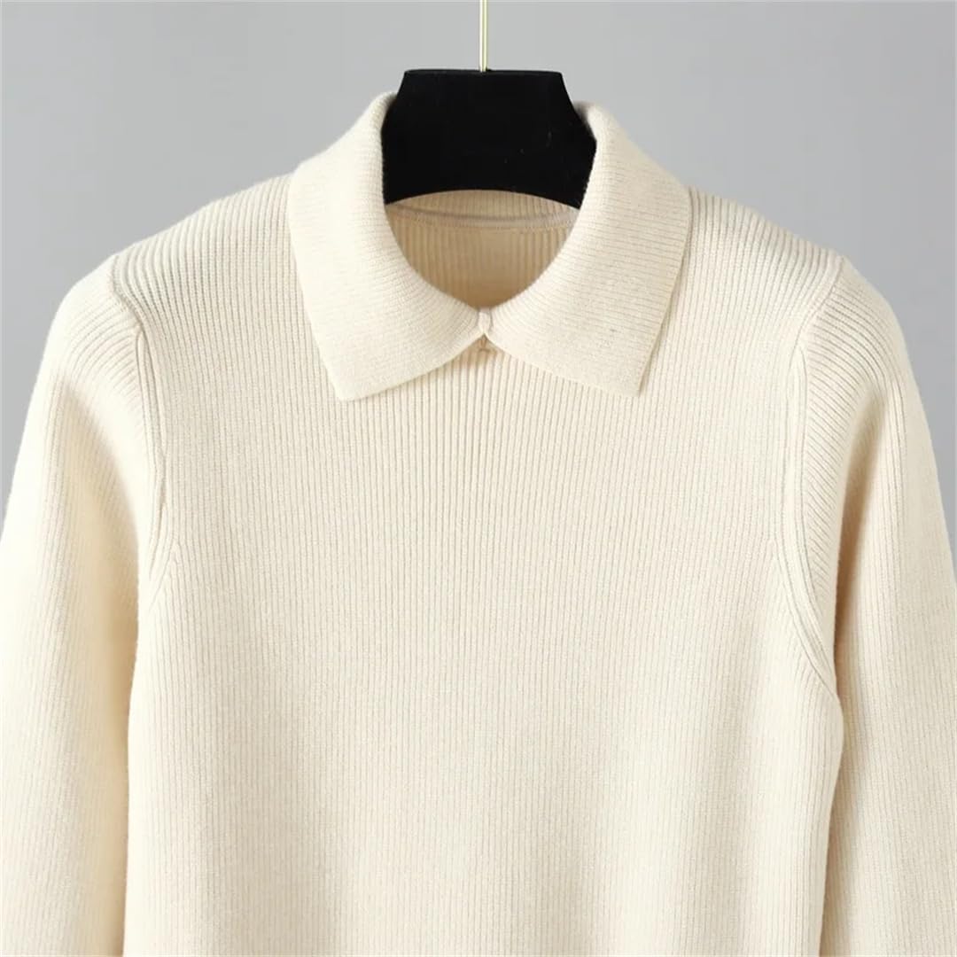 Disimlarl Damski sweter z dzianiny z klapą długi sweter oversize maxi sukienka pulower luźne czarne sukienki