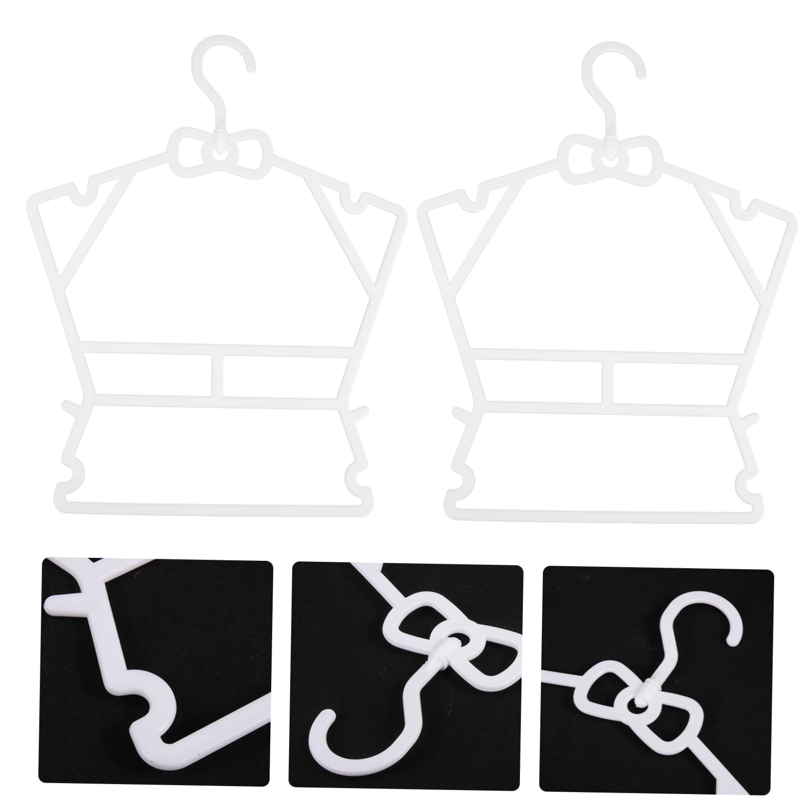 OUNONA 20piezas Perchas para Ropa Infantil Soporte Resistente para Secado De Ropa De Perchas Antideslizantes Hogar y Tienda
