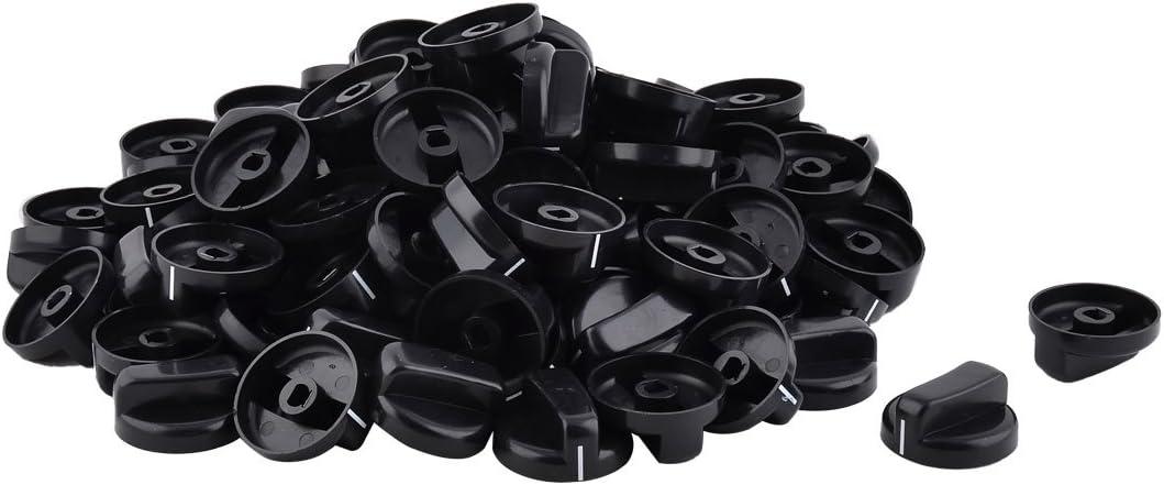 Plastic Kitchenware View instrument Stove Cooker Oven Burner Replacement Range Control Rotary Switch Knob 100pcs (id: 281 3fb fd3 2bc 84c