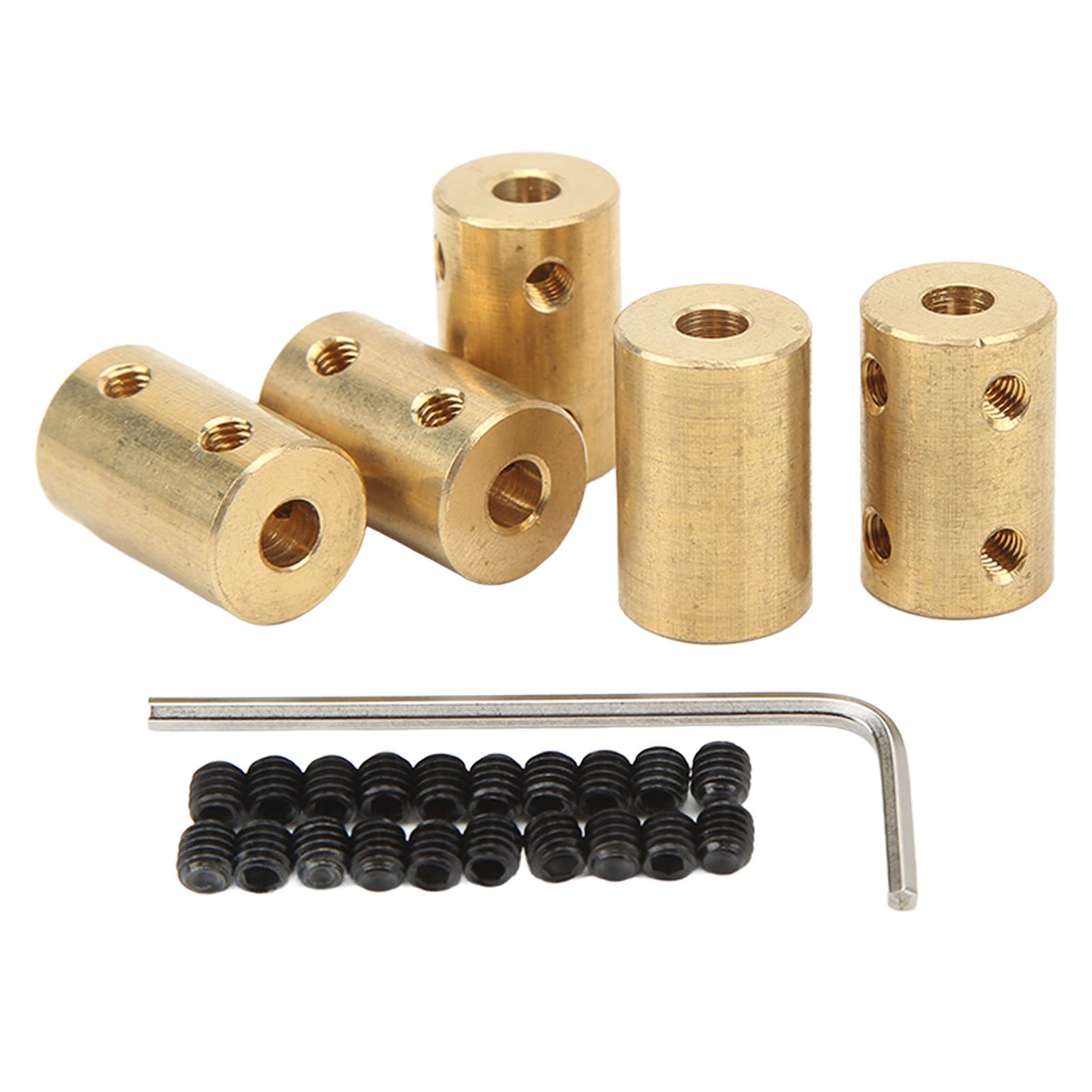 Shaft Coupling Connector, 5?5mm Replacement High Strength Shaft Coupler Connector for Hardware for Mechanical Transmission