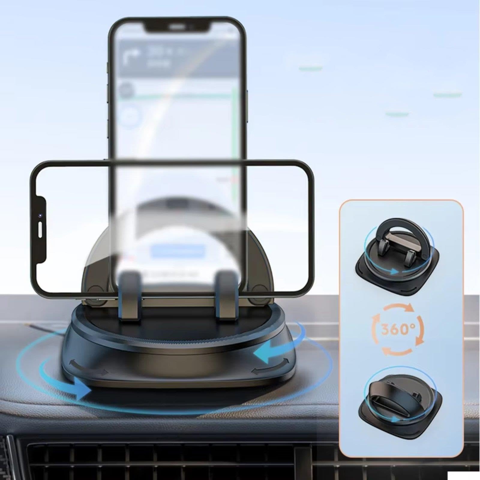 Soporte Teléfono Coche Accesorios Automóvil Universal