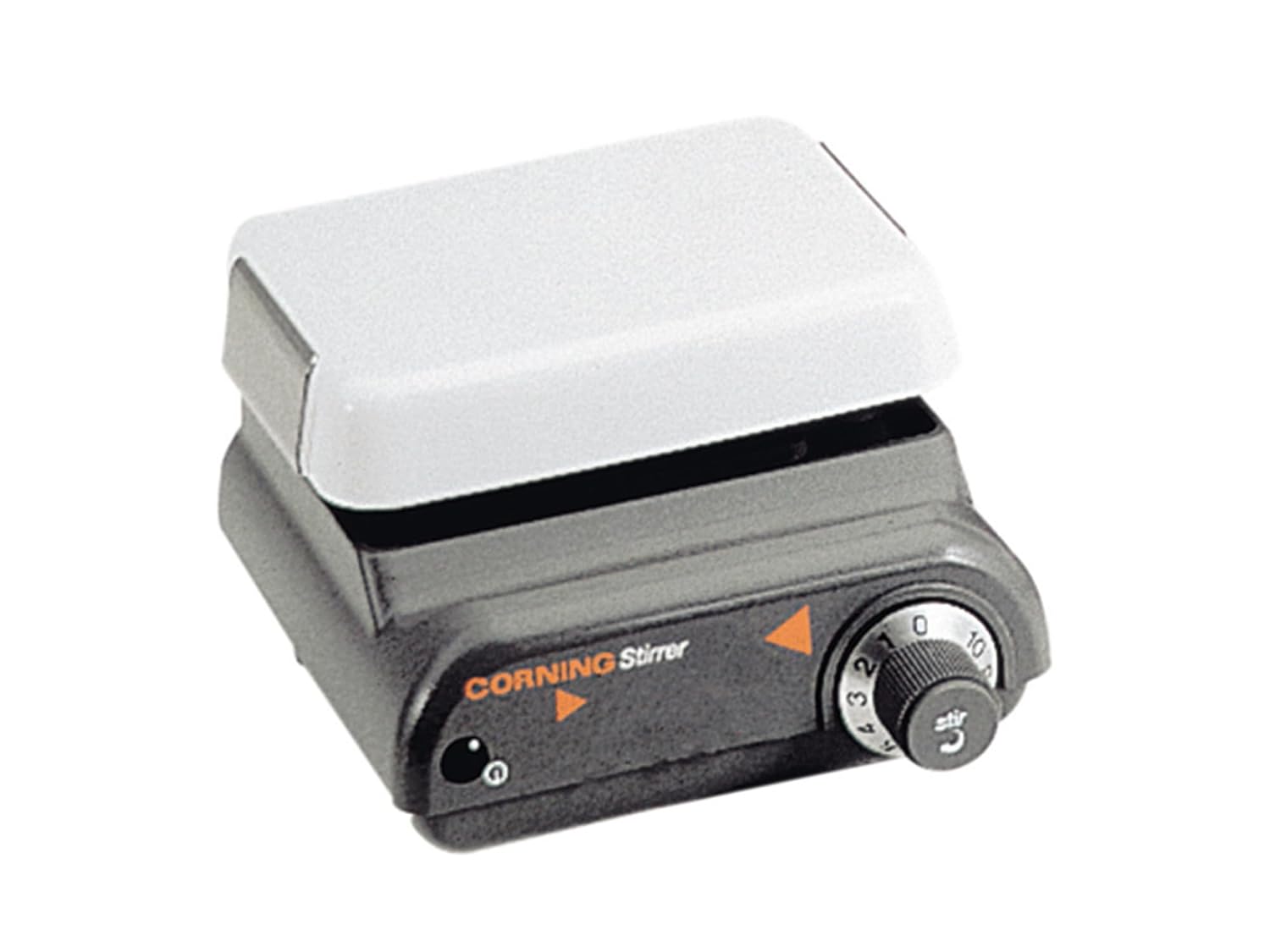 Corning 6795-200 PC-200 Hot Plate with 4" x 5" Pyroceram Top, 4.4" Length x 5.8" Width x 7.3" Height, 25 to 550 Degree C, 120V/60Hz