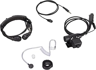 Shanrya U94 PTT Adapter, U94 Finger Mic PTT + 7.1mm Headset Safety for Stp8035