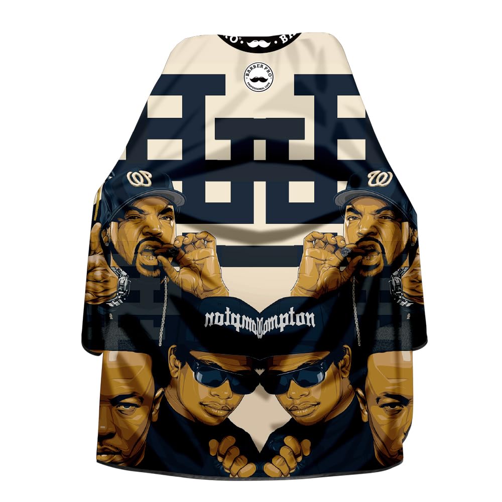 STYLANCE Capa de peluquería, capa para corte de pelo de longitud completa, toalla de peluquería profesional para peinado, corte y pelo que muere, blanco, 145*165cm