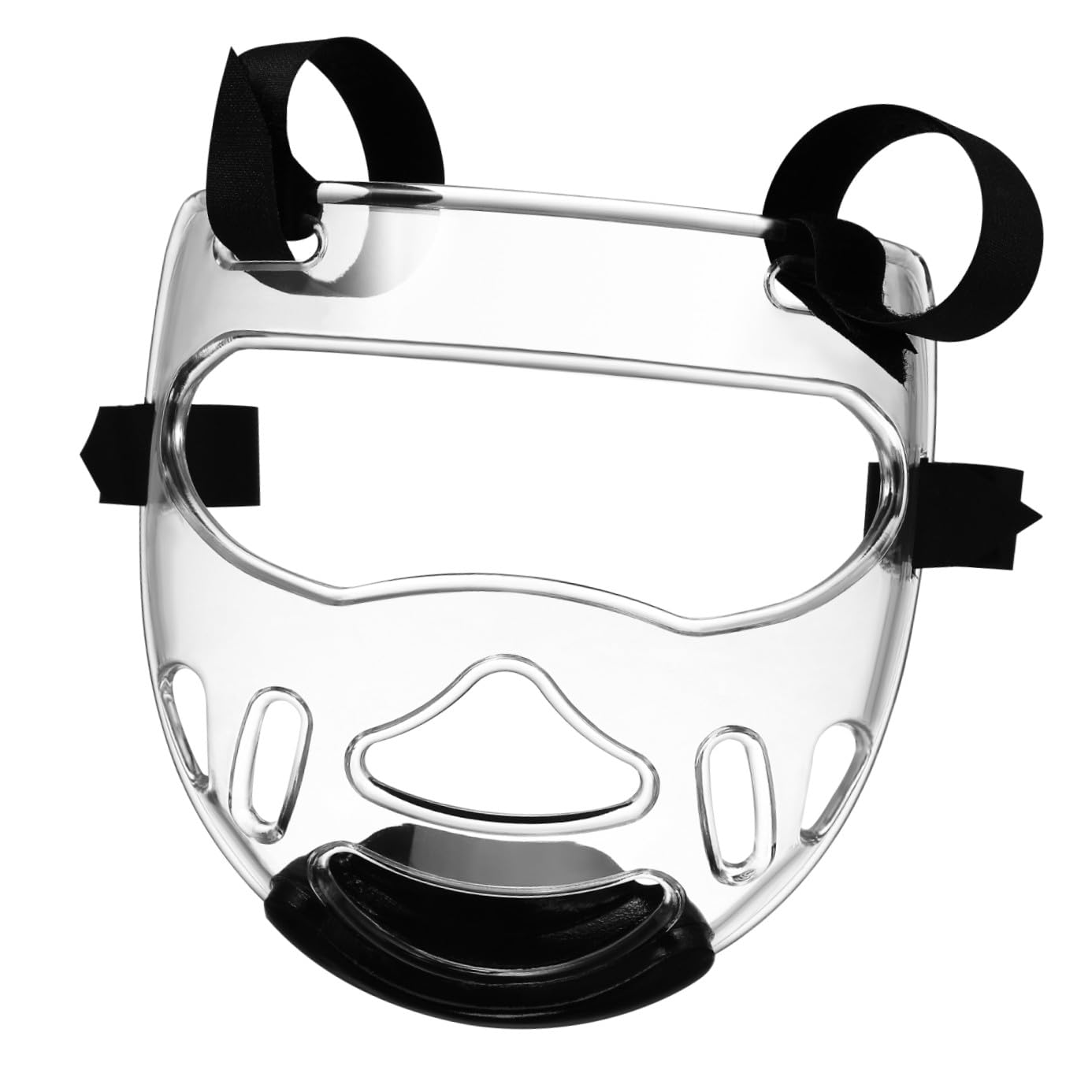 YARNOW 4 pièces Protecteur de Visage Transparent pour Boxe et Taekwondo Casque de Sparring Respiratoire Aux Chocs Compatible Garçon Fille et Protection Ouverte pour Arts Martiaux et