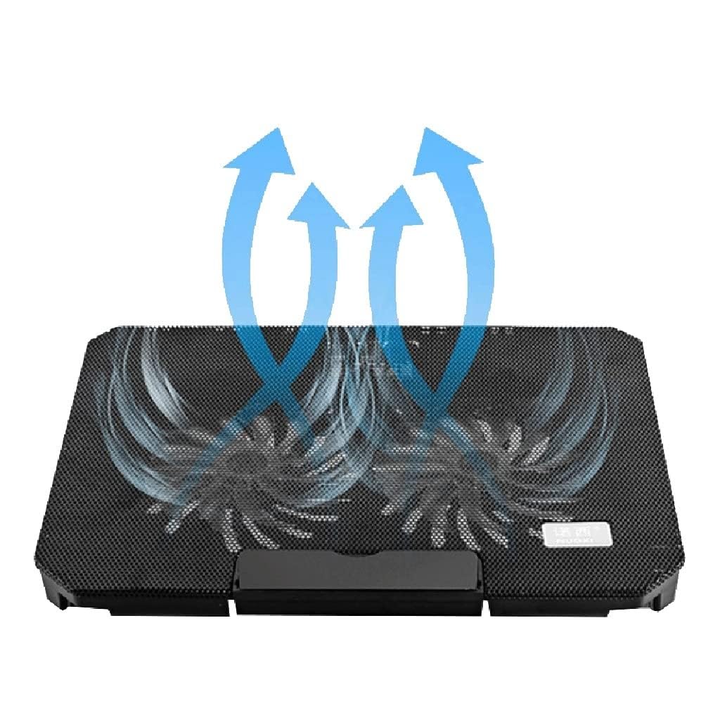 Laptop Cooler Plaque Refroidissement pc Portable Refroidisseur d'ordinateur Portable réglable pour Ordinateur Portable de Jeu