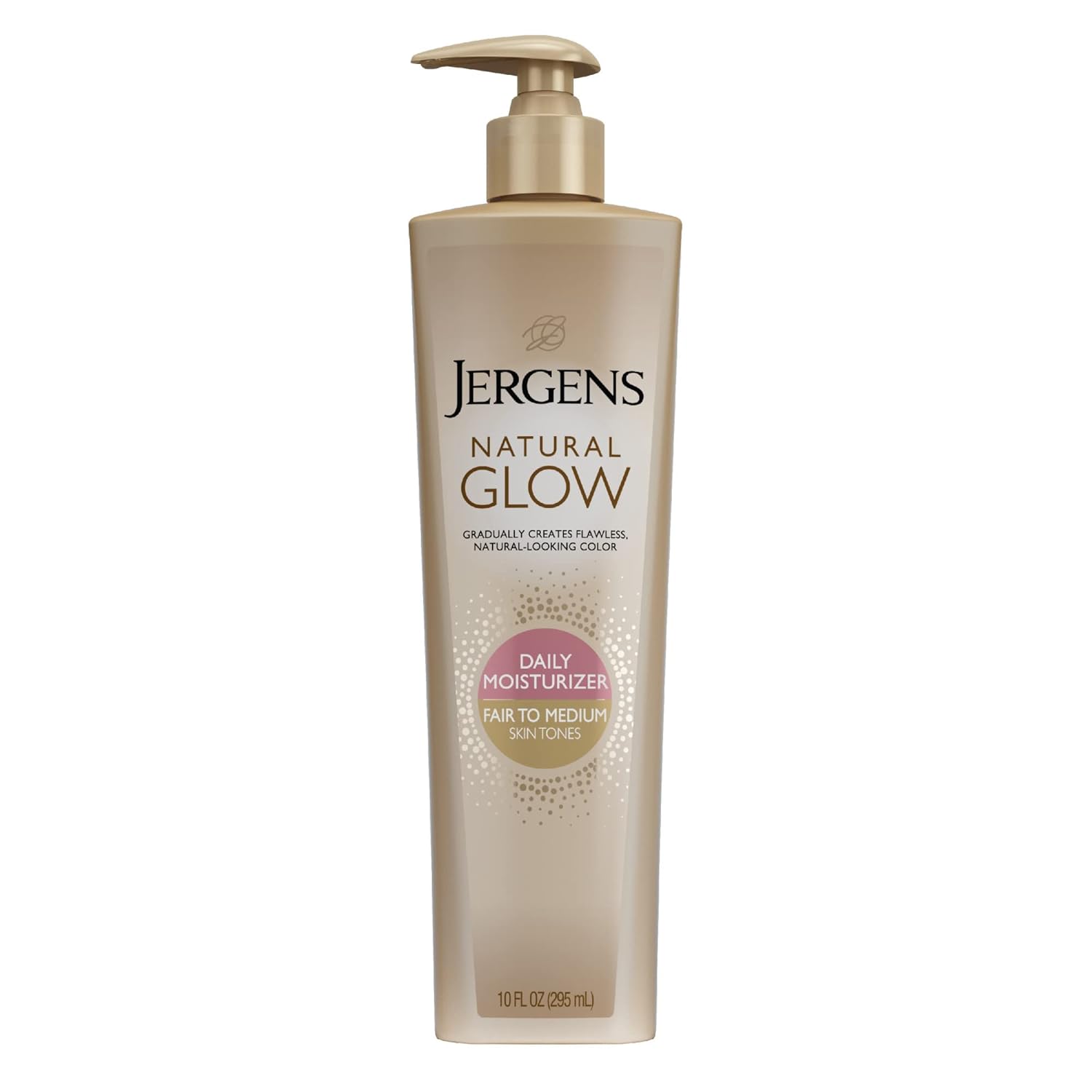 Jergens Natural Glow 3 -Day Self Tanner pro Fair to Medium Skin Tone, Sunless Tanning Daily Moisturizer, pro Streak-free a Natural-Looking Color, 10 unc&iacute;