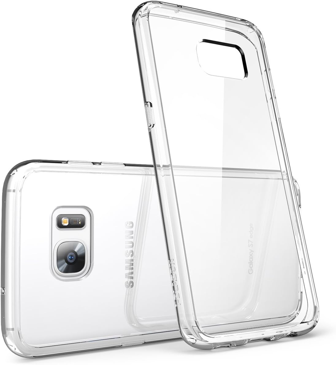 Galaxy S7 Edge Case, Scratch Resistant i-BlasonClear Halo Series Samsung Galaxy S7 Edge Hybrid Bumper Case Cover 2016 Release (Clear (Anti-Scratch))