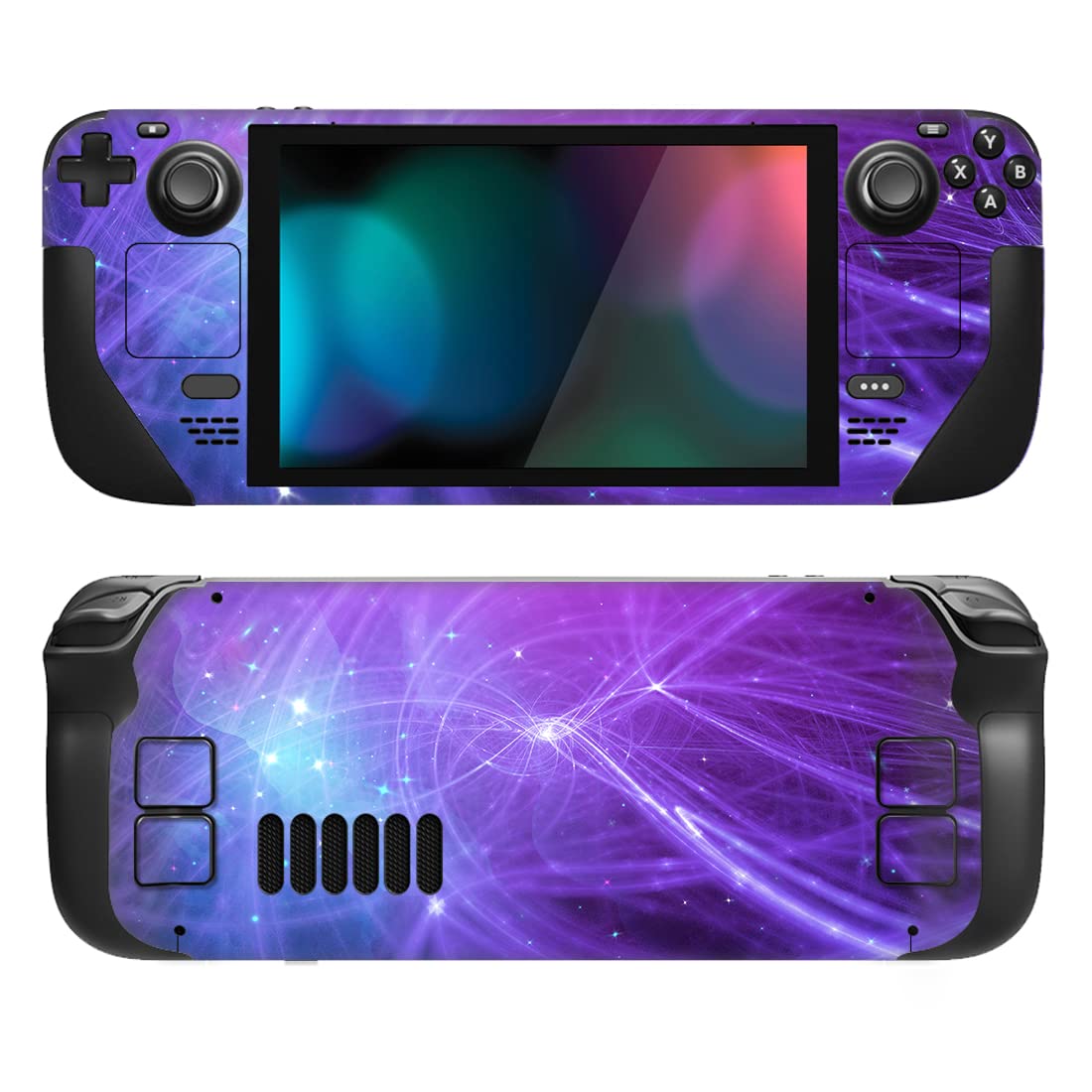PlayVital Kit de Calcomanía Completa Protectora para Steam Deck LCD - Vinilos Skin Sticker Adhesivo, Pegatinas Personalizadas de Protección para Steam Deck OLED (Amanecer) — view 49