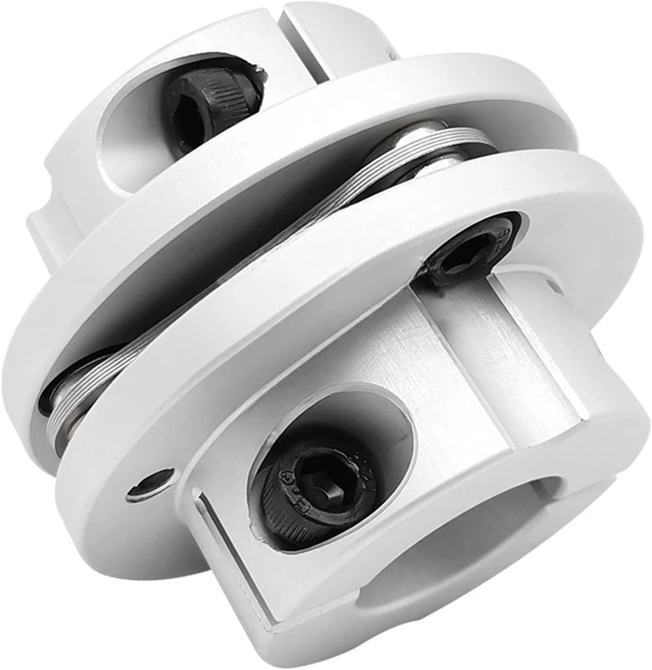 12mm/14mm/15mm/16mm/17mm/18mm/19mm/20mm Stepped Single Disc Flange Coupling Coupler Flexible Servo Motor Connector Sleeve D56L45(15mm-19mm)